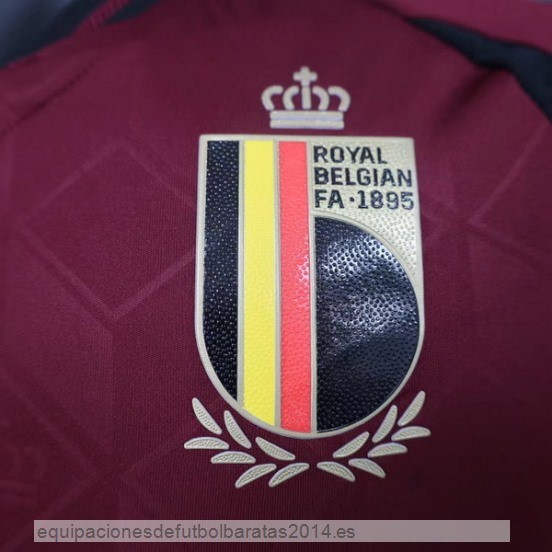 Nuevo Jugadores 1ª Camiseta Belgica 2024 Rojo Baratas